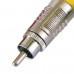 MX RCA Male Plug Connector Fancy Cap Copper Plated (MX-1739)