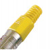 MX RCA Male Plug Connector Fancy Cap Copper Plated (MX-1739)
