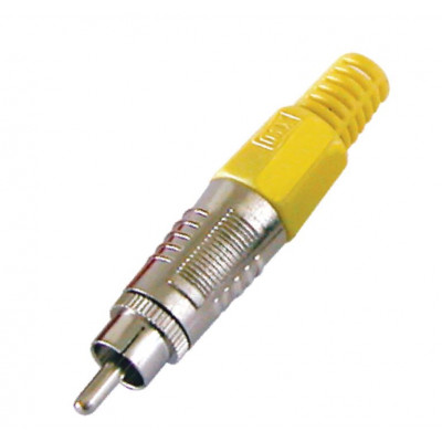 MX RCA Male Plug Connector Fancy Cap Copper Plated (MX-1739)