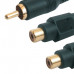 MX RCA Male Plug To MX 2 RCA Female Socket Cord High Resolution OFC Cable 0.3 Meter (MX-837) MX RCA Male Plug To MX 2 RCA Female Socket Cord High Resolution OFC Cable 0.3 Meter (MX-837)