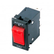 MX Rocker Switch with Built In Circuit Breaker Rating 15A-250V SPST-3P (MX-1908)