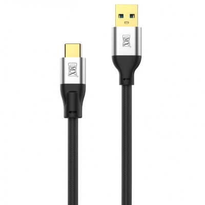 MX USB Type C Male Plug To MX USB A Male 3.0V Cord 5V/3A Fast Charging 1.5 Meter (MX-3593) MX USB Type C Male Plug To MX USB A Male 3.0V Cord 5V/3A Fast Charging 1.5 Meter (MX-3593)