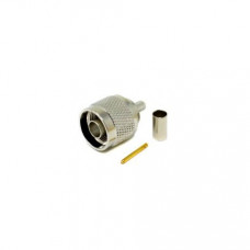 N Type Coaxial Male Connector 180 Degree Solder Type for Cable