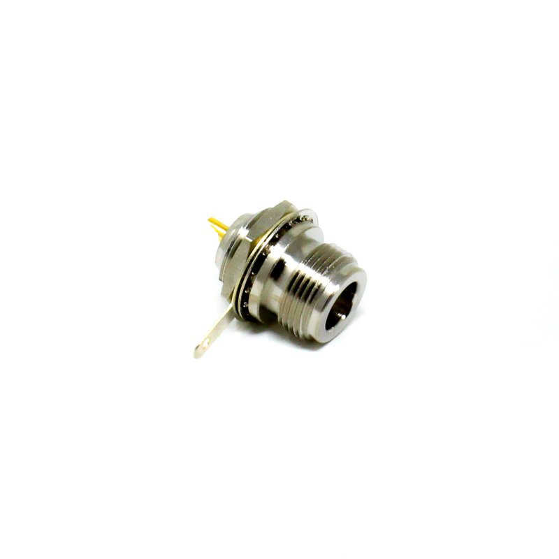N Type Connector Bulkhead Female 180 Degree Solder Type buy online at