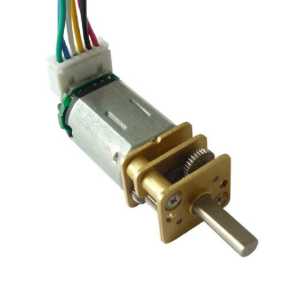 N20 12V 200 RPM Micro Metal Gear Motor With Encoder