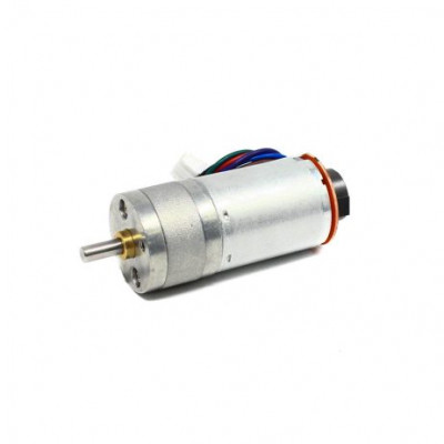 N25 12V 370RPM Metal Gear Motor With Encoder D type