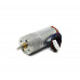 N25 12V 75RPM Metal Gear Motor With Encoder D Type Shaft