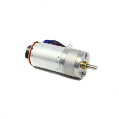 N25 6V 550RPM Metal Gear Motor With Encoder D Type Shaft