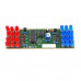 NE555 + CD4017 Red Blue Double Color Flashing Lights Board DIY Kit
