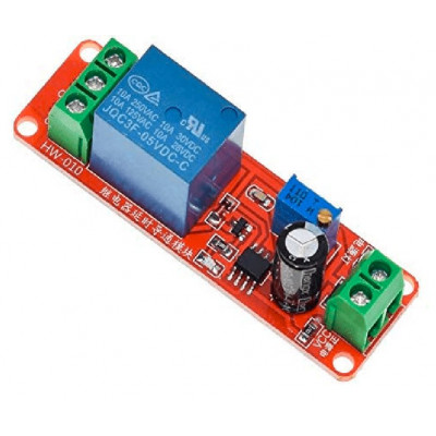 NE555 Delay Timer Switch Adjustable 0-10 Sec 5V Relay Module
