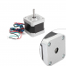 NEMA 17 42HS40-1704 3.6-Kg-cm Stepper Motor Round Type Shaft