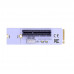 NGFF M.2 to PCI-E 4X Riser Card M2 Key M to PCIe X4 Transfer with LED Voltage Indicator for PCI Express 1X to 16X Adapter