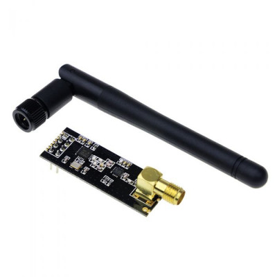 NRF24L01 2.4GHz PA+LNA SMA Wireless Transceiver Module with Antenna