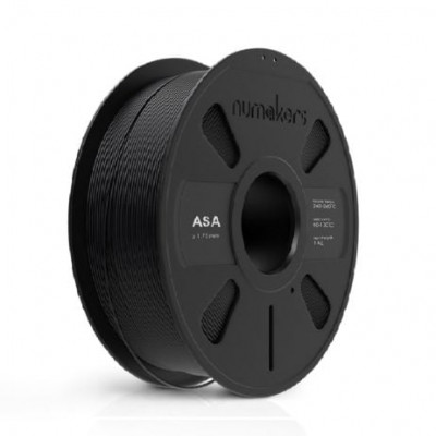 Numaker ASA Filament- Pitch Black 1.75 mm /1 kg Numaker ASA Filament- Pitch Black 1.75 mm /1 kg