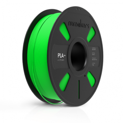 Numaker PLA+ Filament Fluorescent Green 1.75 mm / 1 kg Numaker PLA+ Filament Fluorescent Green 1.75 mm / 1 kg