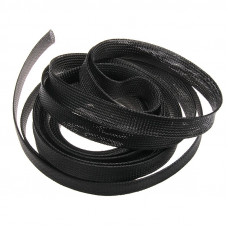 Nylon 12mm Expandable Braided Sleeve for Wire Protection - 2M Length