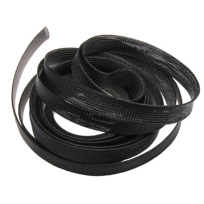 Nylon 14mm Expandable Braided Sleeve for Wire Protection - 2M Length