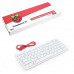 Official Raspberry Pi Keyboard Red & White