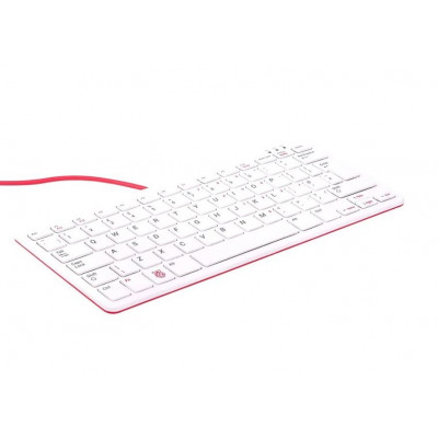 Official Raspberry Pi Keyboard Red & White Official Raspberry Pi Keyboard Red & White