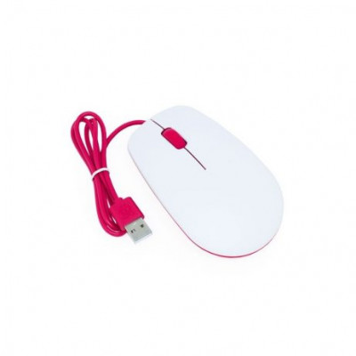 Official Raspberry Pi Mouse Red & White