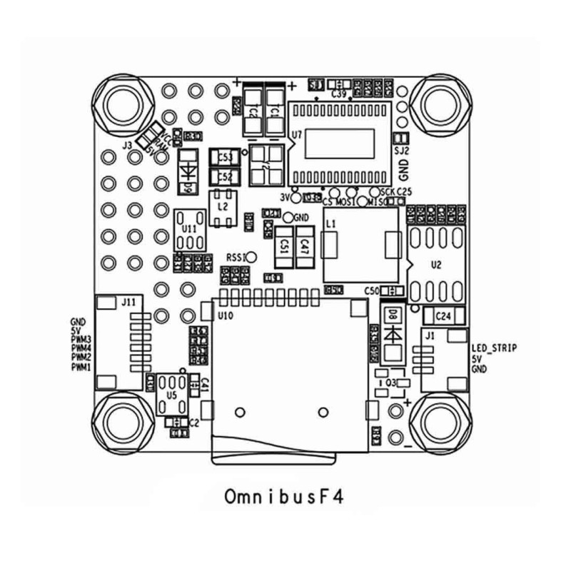 OMNIBUS F4 V2 PRO Flight Controller with SD Card Slot & BEC buy online