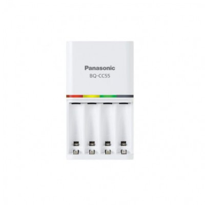Panasonic BQ-CC55N Eneloop Smart and Quick Charger for Ni-MH Battery Cell