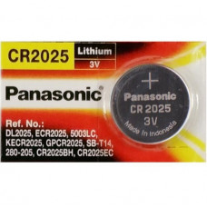 Panasonic CR2025 3V 165mAh Lithium Coin Cell Battery 