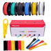 Plusivo 20AWG Hook up Wire Kit - 600V Pre-Tinned Stranded Silicon Wire of 6 Colors x 7M