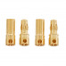 PolyMax 3.5mm Gold Male-Female Connectors 1 PAIR - 2 Pieces Pack PolyMax 3.5mm Gold Male-Female Connectors 1 PAIR - 2 Pieces Pack