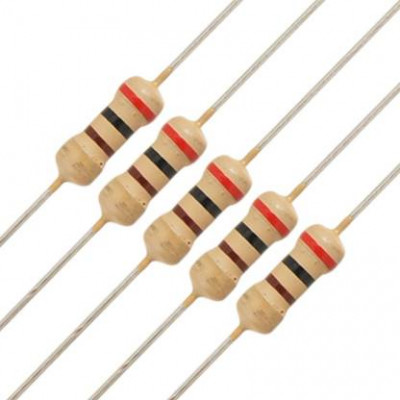 330 ohm Resistor - 1/4 watt - 5 Pieces Pack