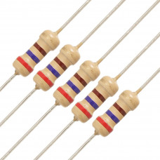 1.2K ohm Resistor - 1/2 Watt - 5 Pieces Pack