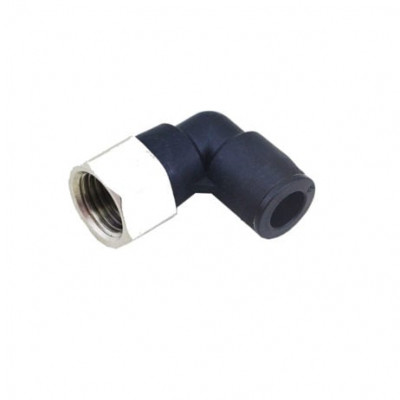 PU CONNECTOR PLF 12-03 (12mm OD X 3/8 BSPT Female Elbow)