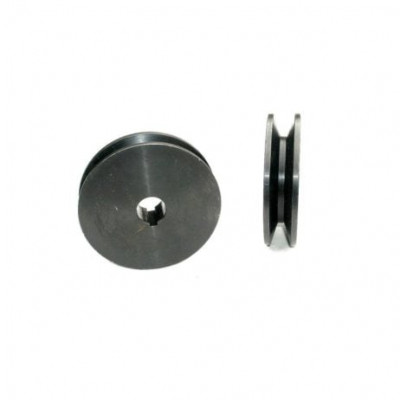 Pulley diameter 58mm, keyway install hole, inner install hole diameter 11mm(suitable install on MY1016Z) Pulley diameter 58mm, keyway install hole, inner install hole diameter 11mm(suitable install on MY1016Z)