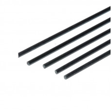 Pultruded Carbon Fiber Rod (Solid) 4mm x 1000mm