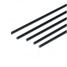 Pultruded Carbon Fiber Rod (Solid) 6mm x 1000mm