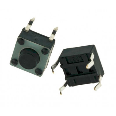 Push Button Switch 4 Pin - 5mm - 2 Pieces Pack