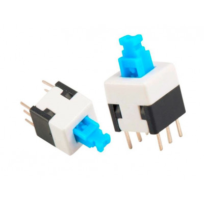 Push Switch -Self Locking Action - 6 Pin