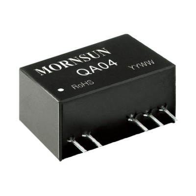QA04 Mornsun 12V to +15V/-8V DC-DC Converter Power Supply Module for IGBT Driver - Ultra-Compact SIP Package