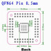 QFN 56 64 SMD TURN TO DIP PCB Adapter