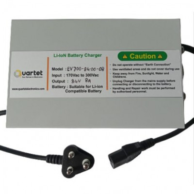 Quartet 20S Li-Ion Battery Charger 84.00V 08A with IEC-C13 Connector Quartet 20S Li-Ion Battery Charger 84.00V 08A with IEC-C13 Connector