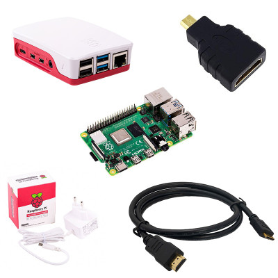 Raspberry Pi 4 Model B with 2GB Ram Starter Kit