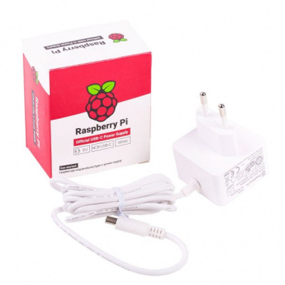 Raspberry Pi 4 USB-C Official Power Supply - 5.1V 3 Amp