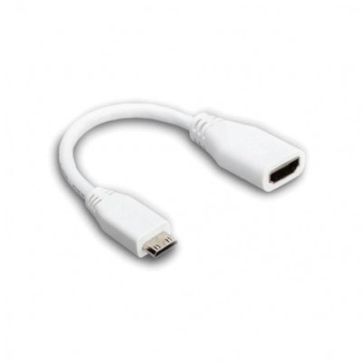 Raspberry Pi Official Mini HDMI C/M to Standard HDMI A/F Cable 10CM White Raspberry Pi Official Mini HDMI C/M to Standard HDMI A/F Cable 10CM White