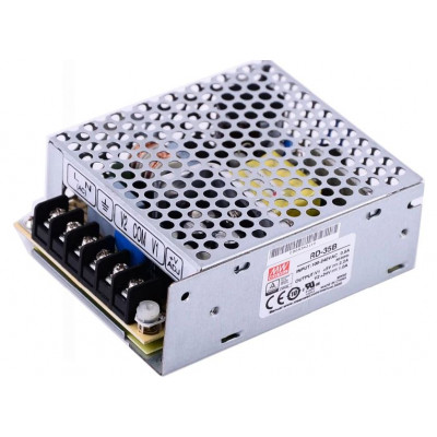 RD-35B Mean Well SMPS 5V 2.2A  and 24V 1A - 35W Dual Output Metal Power Supply