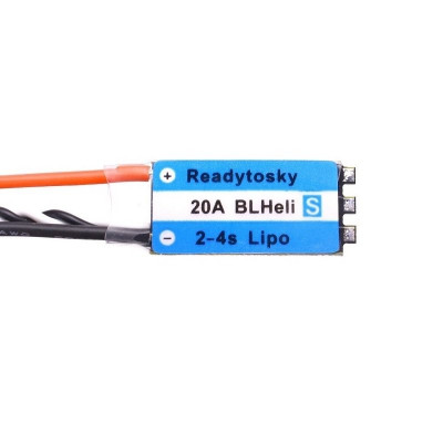 Readytosky 20A 2-4S Mini BLHeli-S OPTO ESC for FPV Race RC Helicopter Readytosky 20A 2-4S Mini BLHeli-S OPTO ESC for FPV Race RC Helicopter