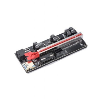 Red 009SPLUS PCI-E Riser Extender, 1X to 16X, Graphics Card, PCIE Extension Cable Adapter Three Interface Red 009SPLUS PCI-E Riser Extender, 1X to 16X, Graphics Card, PCIE Extension Cable Adapter Three Interface