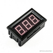 Red 1.42 cm (0.56 inch) AC220V Two Wire AC Voltmeter 70V ~ 500V