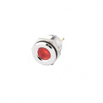 Red 10-24V 16mm LED Metal Indicator Light Red 10-24V 16mm LED Metal Indicator Light
