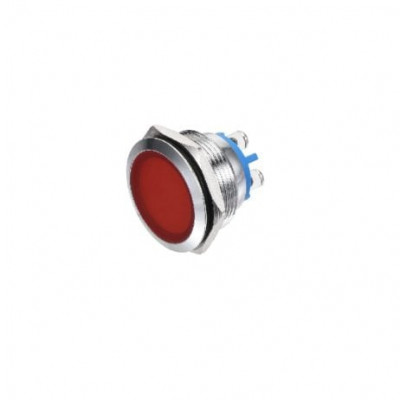 Red 3-9V 22mm LED Metal Indicator Light Red 3-9V 22mm LED Metal Indicator Light