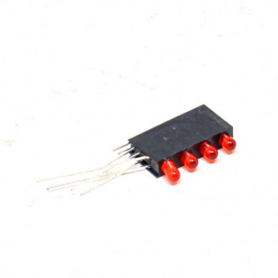 Red 3MM Four Hole LED Light Holder (Pack of 5) Red 3MM Four Hole LED Light Holder (Pack of 5)